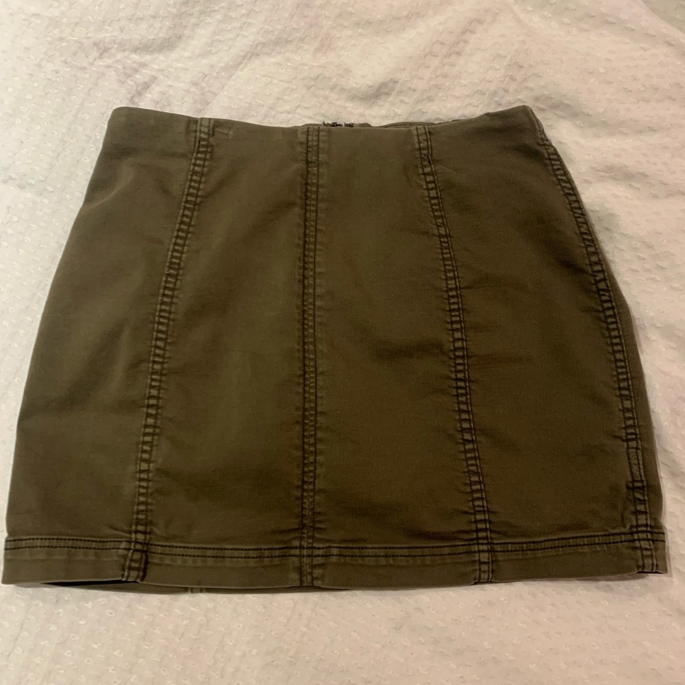 Free People Modern Femme Denim Mini Skirt